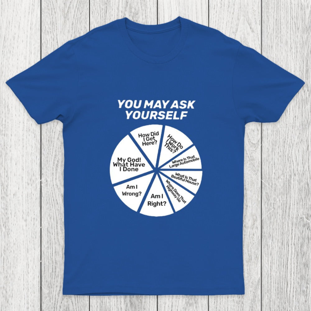 You May Ask Yourself Pie Chart Chicluma T-Shirt