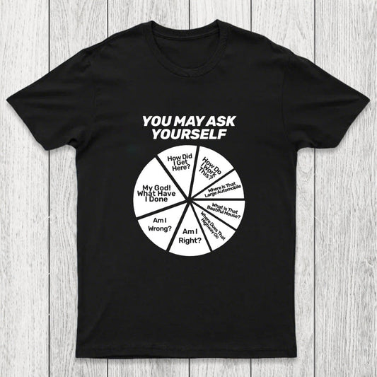 You May Ask Yourself Pie Chart Chicluma T-Shirt