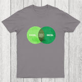 Excel Incel Venn Diagram Chicluma T-Shirt