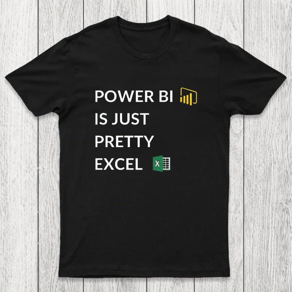 Excel VS Power BI Chicluma T-Shirt