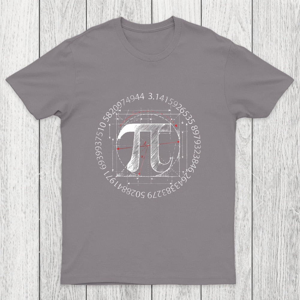 Pi Symbol Sketch Chicluma T-Shirt