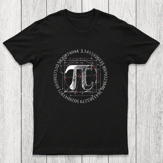 Pi Symbol Sketch Chicluma T-Shirt