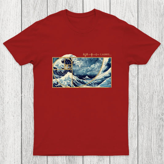 The Great Fibonacci Wave Science Chicluma T-Shirt