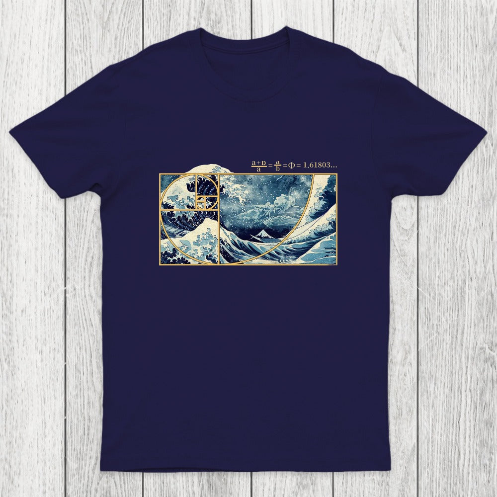 The Great Fibonacci Wave Science Chicluma T-Shirt