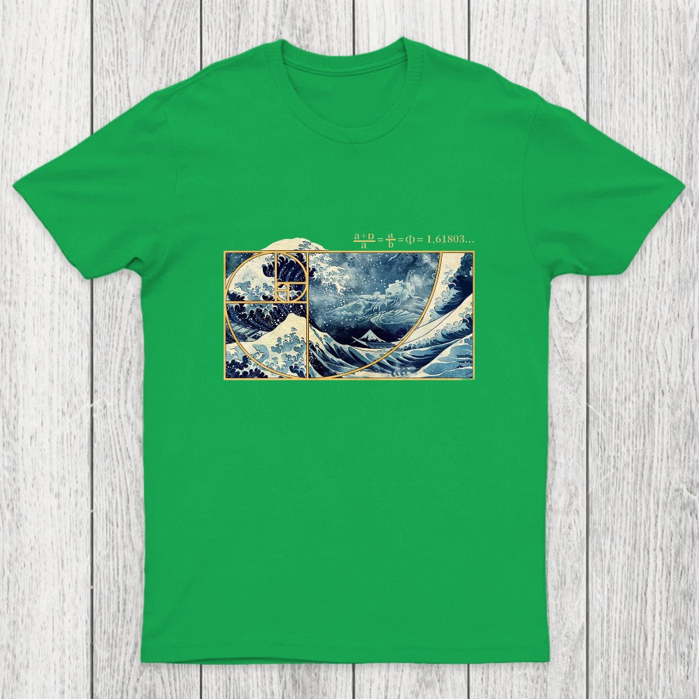 The Great Fibonacci Wave Science Chicluma T-Shirt