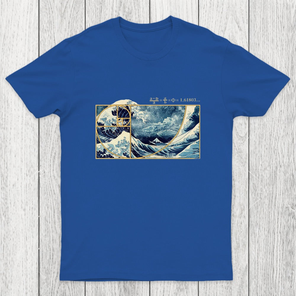 The Great Fibonacci Wave Science Chicluma T-Shirt