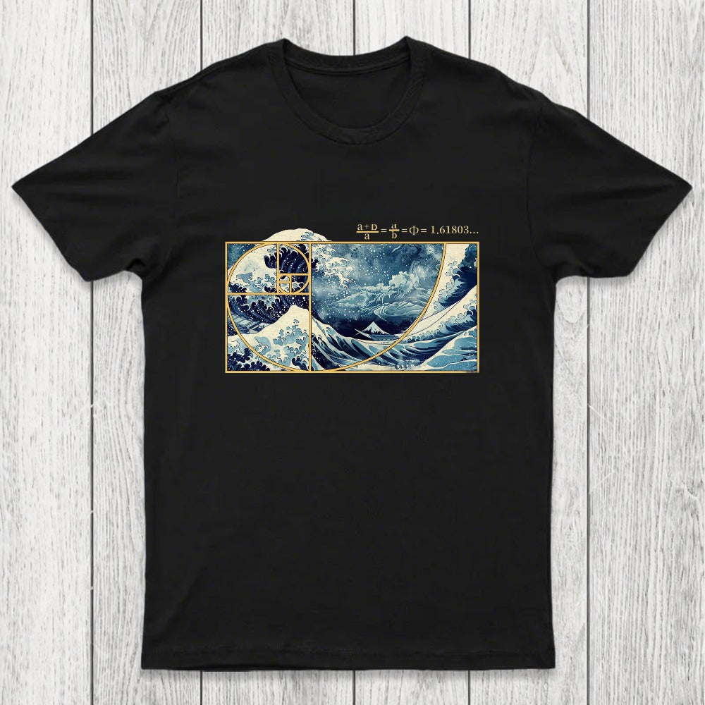 The Great Fibonacci Wave Science Chicluma T-Shirt