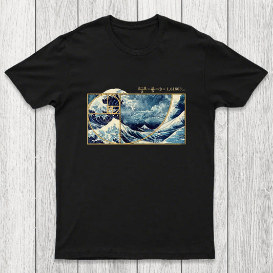 The Great Fibonacci Wave Science Chicluma T-Shirt
