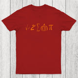 Math Pumpkin Pi Symbol Chicluma T-Shirt