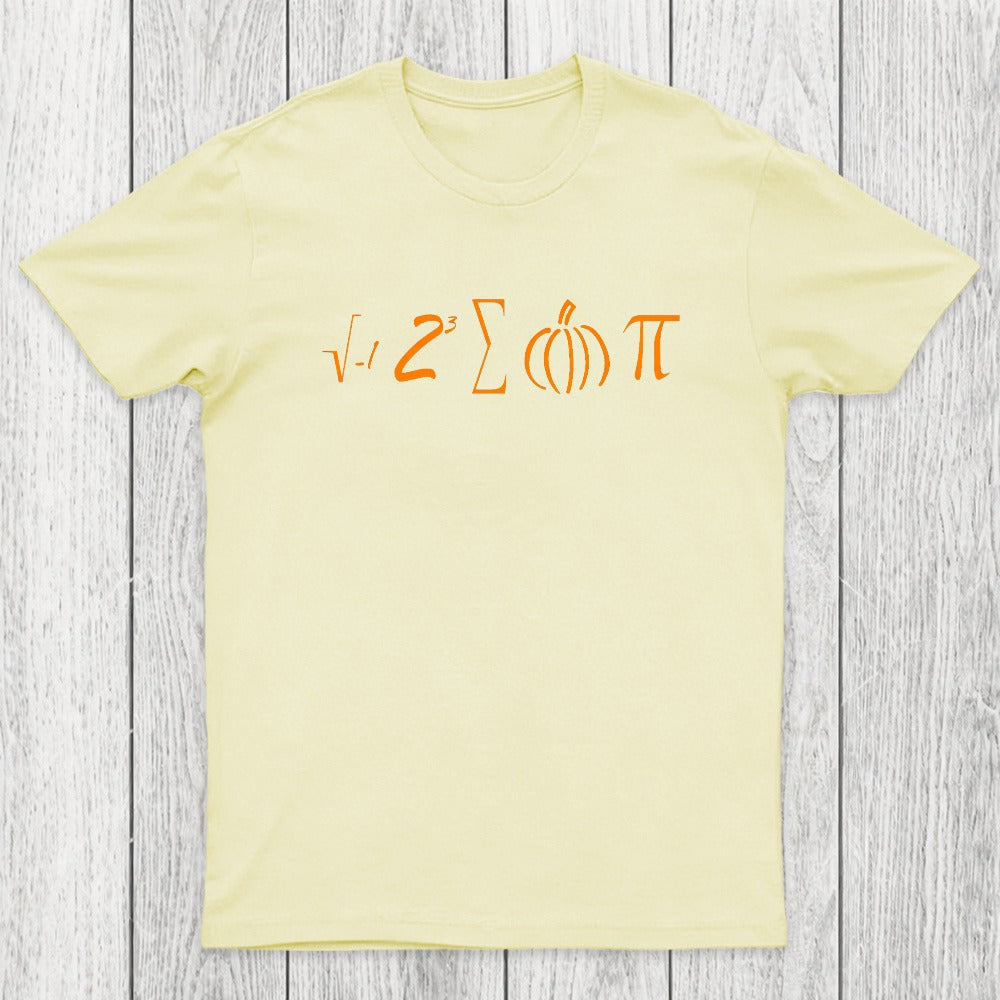 Math Pumpkin Pi Symbol Chicluma T-Shirt