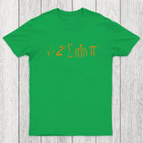 Math Pumpkin Pi Symbol Chicluma T-Shirt