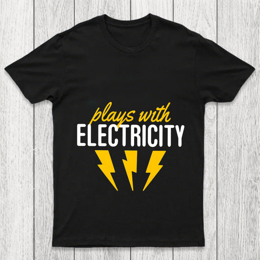 Plays With Electricity Chicluma T Shirt