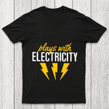 Plays With Electricity Chicluma T Shirt