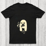 Cute Ghost Holding Cat Chicluma T Shirt