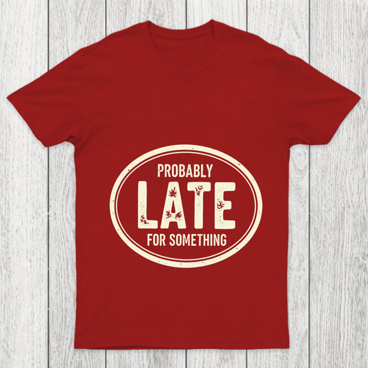 Probably Late For Something Chicluma T Shirt