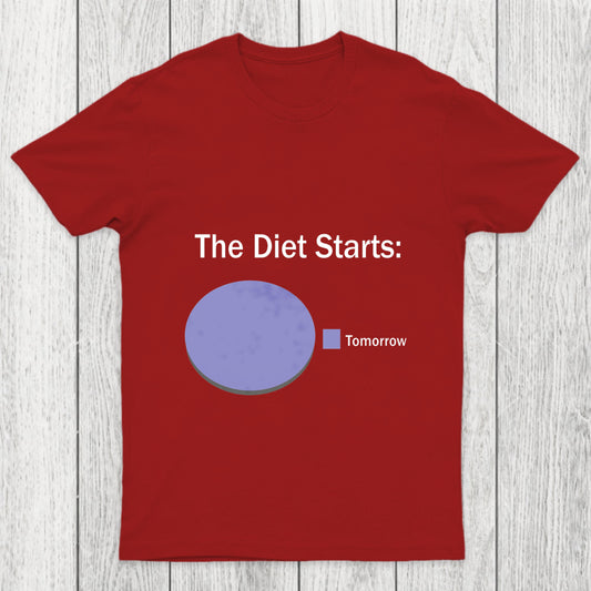 The Diet Starts Tomorrow Chicluma T Shirt