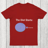 The Diet Starts Tomorrow Chicluma T Shirt