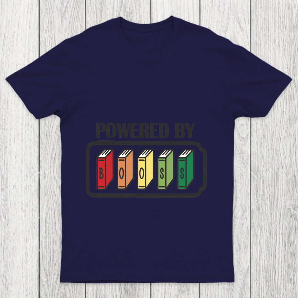 Powered By Books Chicluma T Shirt