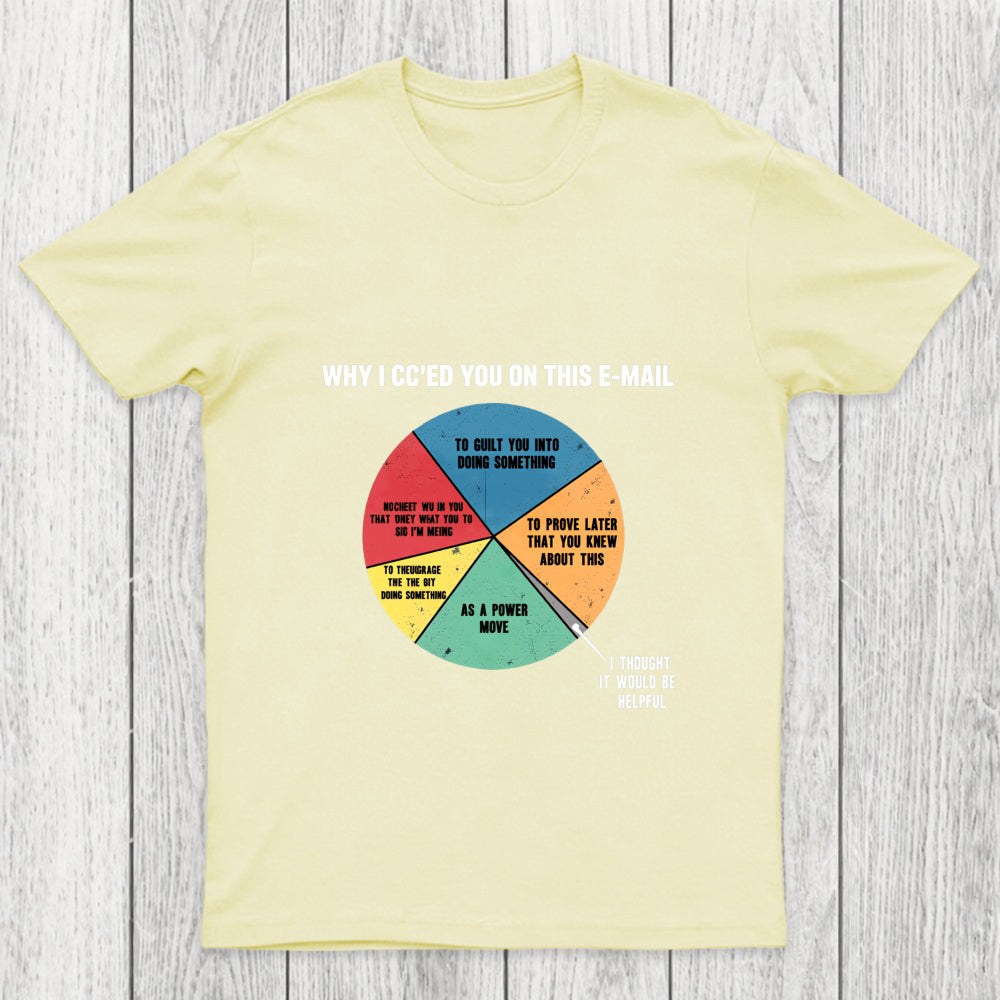 Why I Cced You On This E Mail Chicluma T Shirt