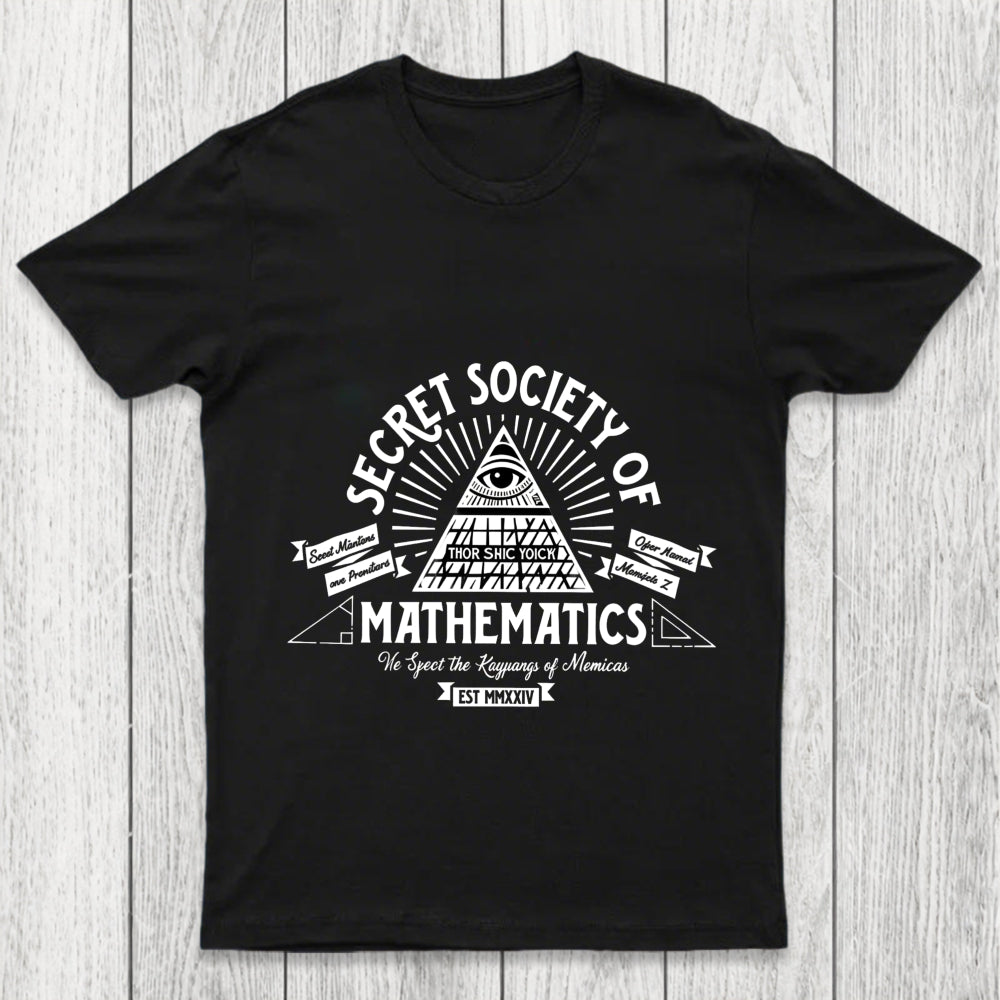 Illumathnati   Secret Society Of Math Chicluma T Shirt