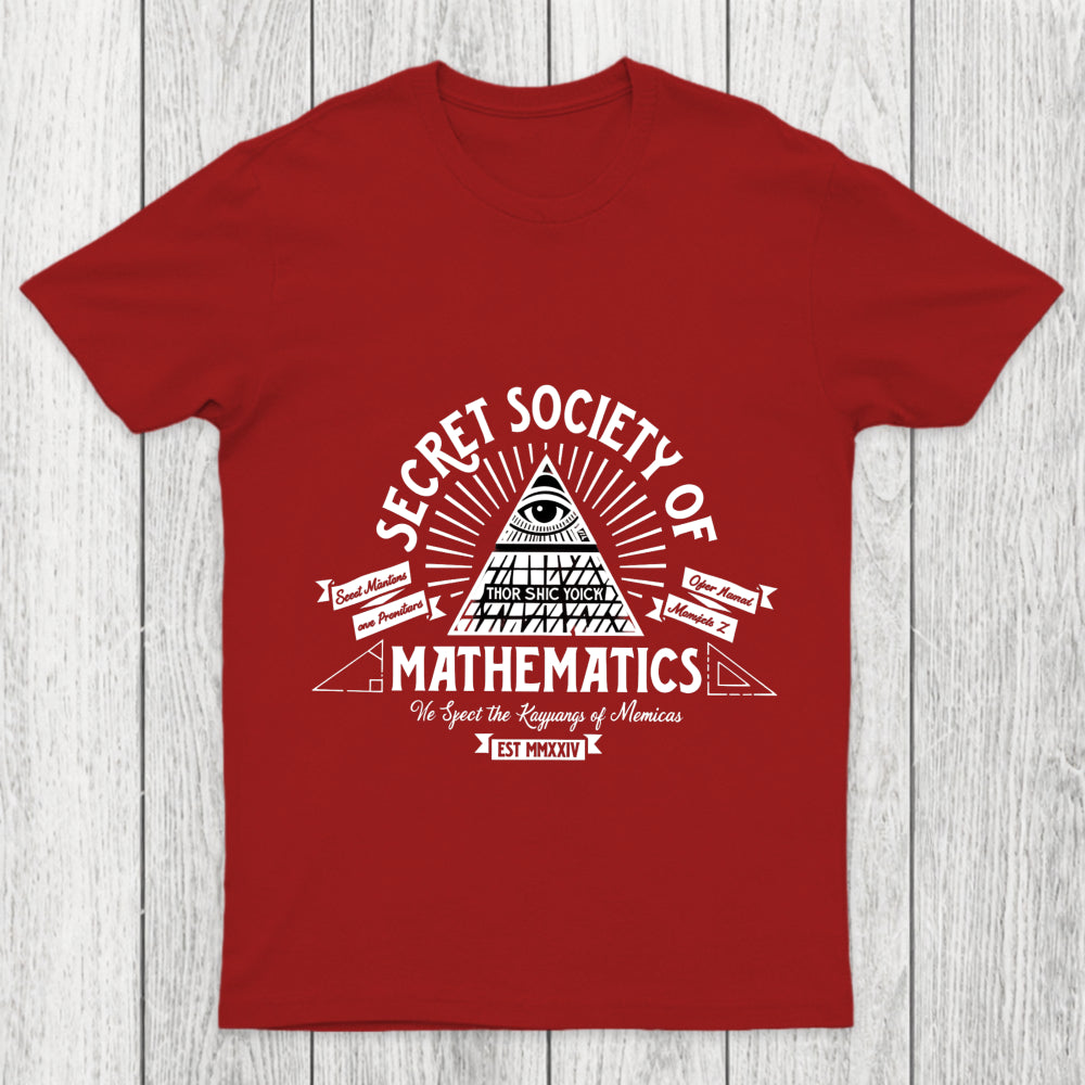 Illumathnati   Secret Society Of Math Chicluma T Shirt