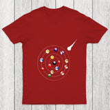 Pool Ball Solar System Chicluma T Shirt