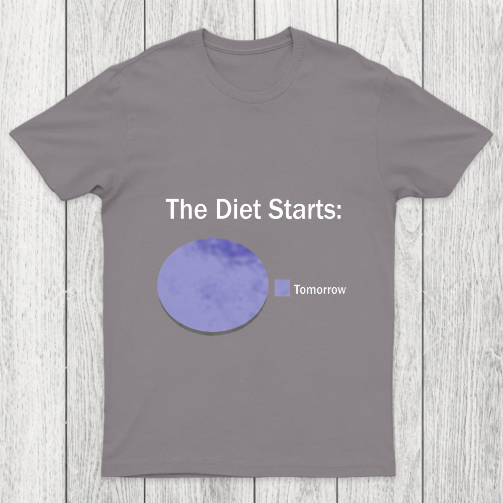 The Diet Starts Tomorrow Chicluma T Shirt