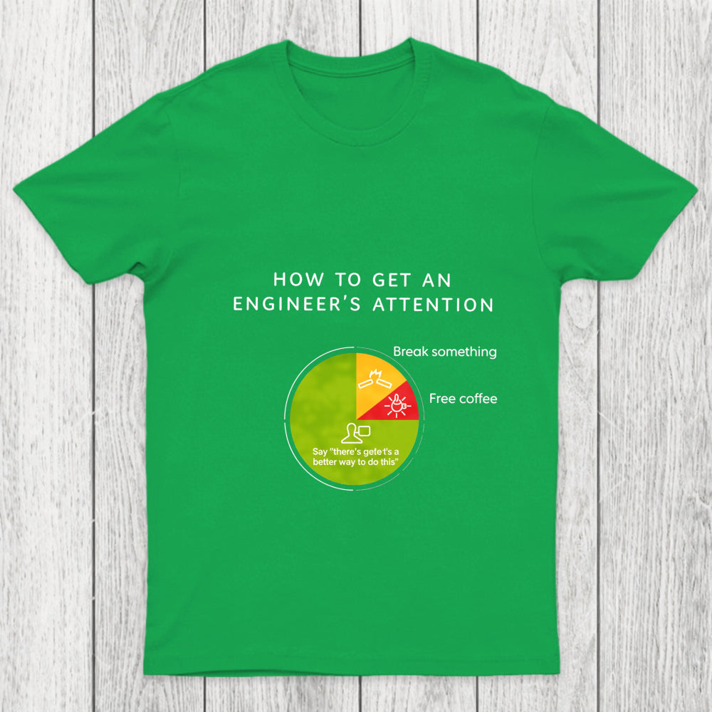 How To Get An Engineers Attention Chicluma T Shirt