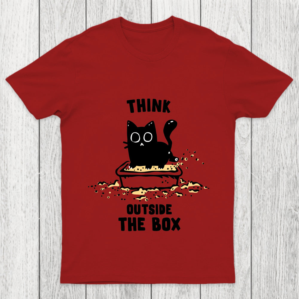 Think Outside The Cat Box Chicluma T Shirt